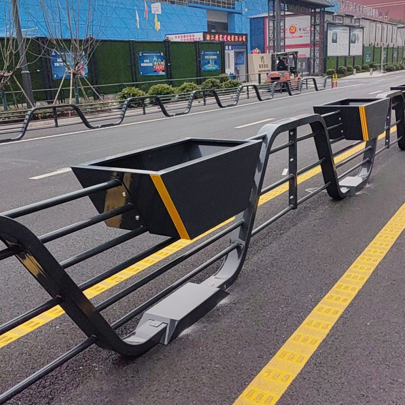 Guardrail per fioriera in lega di alluminio