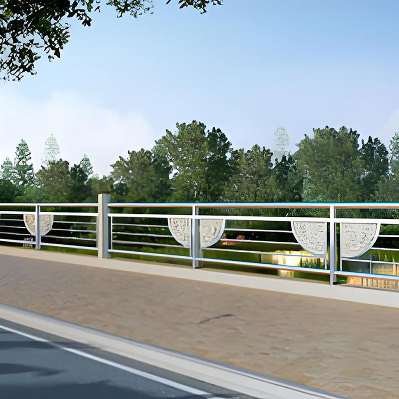 Guardrail del ponte in pietra imitazione