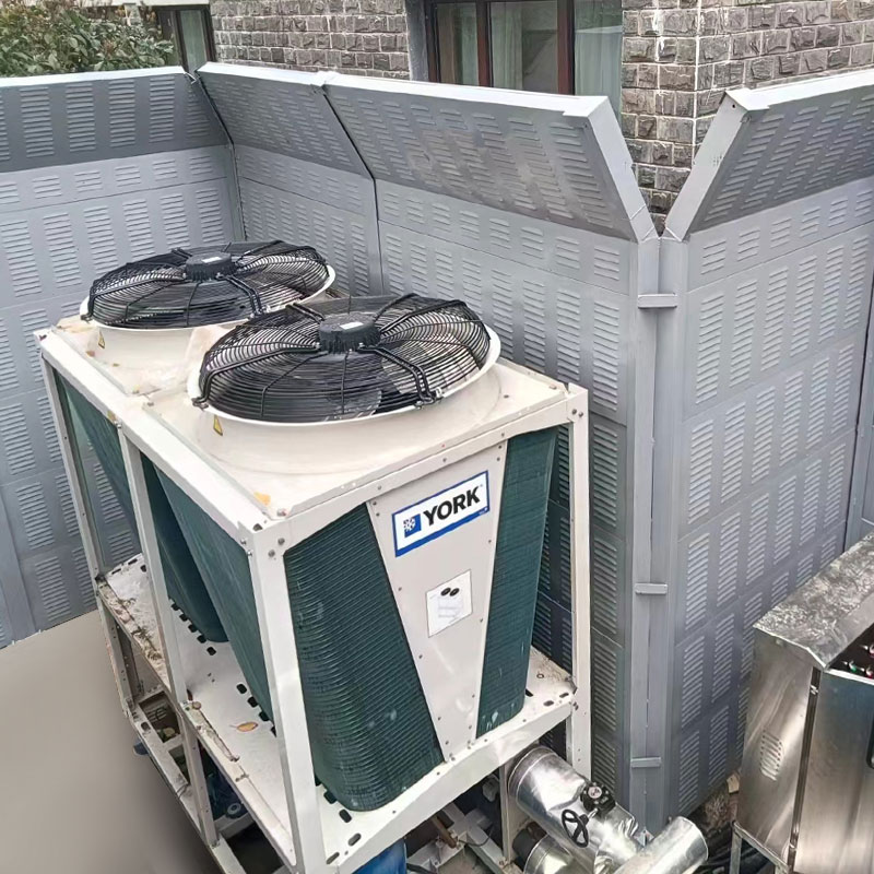 Barriera acustica della centrale elettrica